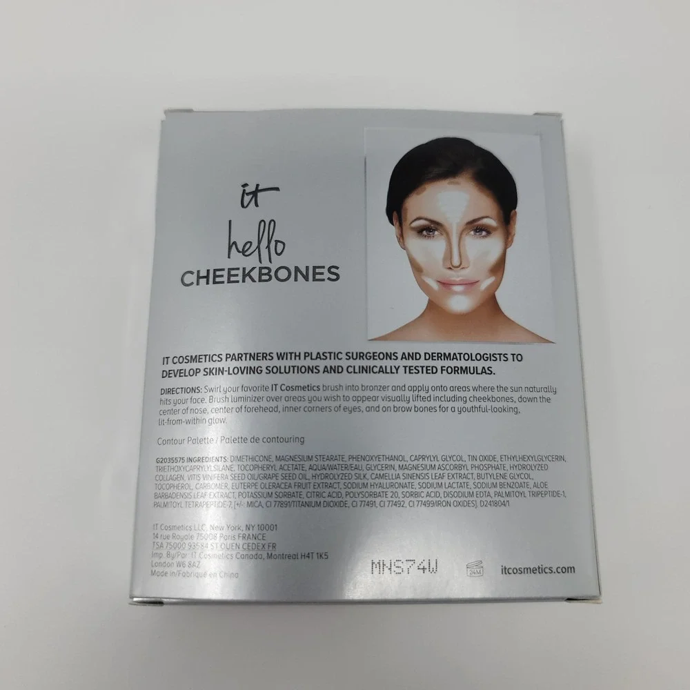 IT Cosmetics Hello Cheekbones‎ Matte Bronzer Love Highlighter Contour Duo New